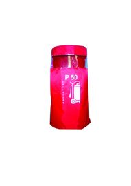 Крышки огнетушителя продуктов предохранения от безопасности полиэстера цвет цилиндрической красный