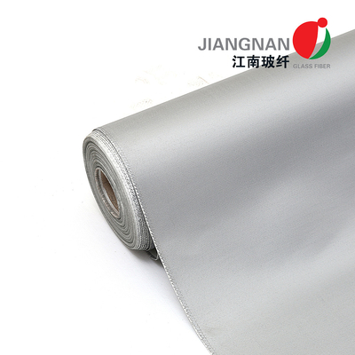 Ткани стеклоткани силикона цвета 0.4mm серого цвета придавая огнестойкость используемые в дыме Curtaines