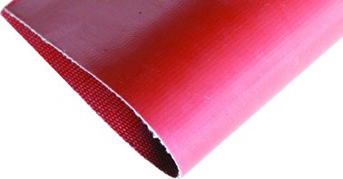 Ткань стеклоткани красного силикона составная, одно бортовое/ткань с покрытием силикона двойника